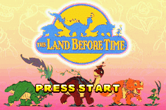 The Land Before Time Title Screen